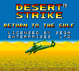Desert Strike screenshot 3 for Sega Game Gear